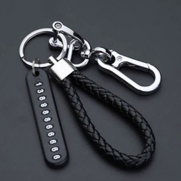 Anti-lost Keyring - Black - Picture 1 of 6